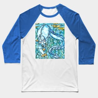 Underwater Panther Baseball T-Shirt